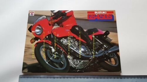 Suzuki GS 450 S 1982 depliant originale ENGLISH brochure