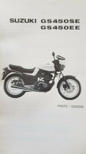 Suzuki GS 450 SE-EE 1983 catalogo ricambi originale moto parts …