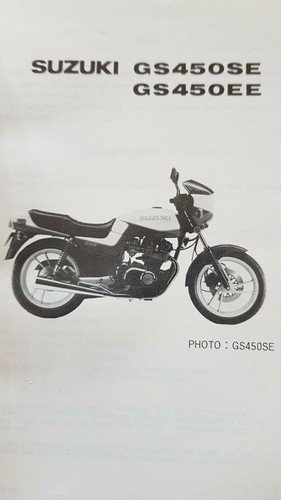 Suzuki GS 450 SE-EE 1983 catalogo ricambi originale moto parts …
