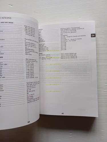 SUZUKI GS 500 2001-02 manuale uso manutenzione libretto italiano originale