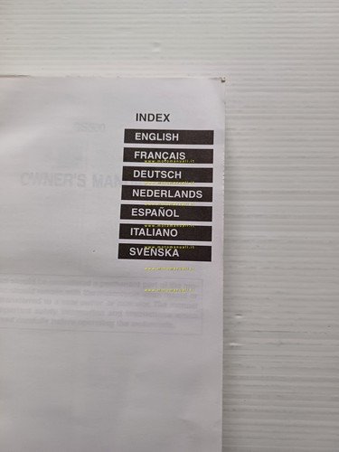 SUZUKI GS 500 2001-02 manuale uso manutenzione libretto italiano originale