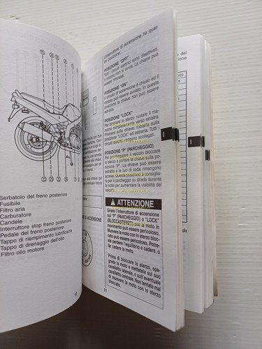 SUZUKI GS 500 2001-02 manuale uso manutenzione libretto italiano originale