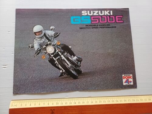 Suzuki GS 500 E 1978 depliant ITALIANO originale