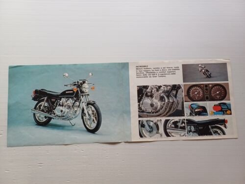 Suzuki GS 500 E 1978 depliant ITALIANO originale
