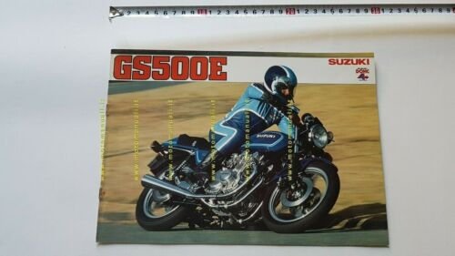 Suzuki GS 500 E 1980 depliant italiano originale moto brochure