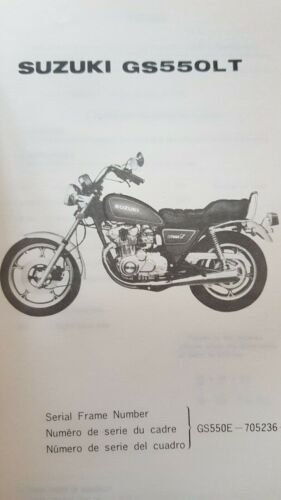 Suzuki GS 550 LT 1979 catalogo ricambi originale moto parts …