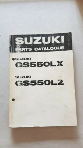 Suzuki GS 550 LX - LZ 1981 catalogo ricambi originale …