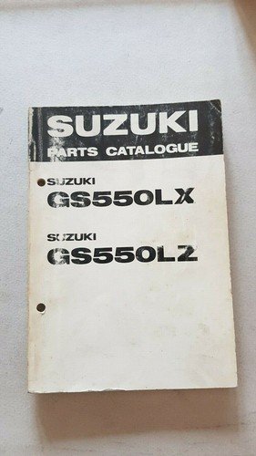 Suzuki GS 550 LX - LZ 1981 catalogo ricambi originale …