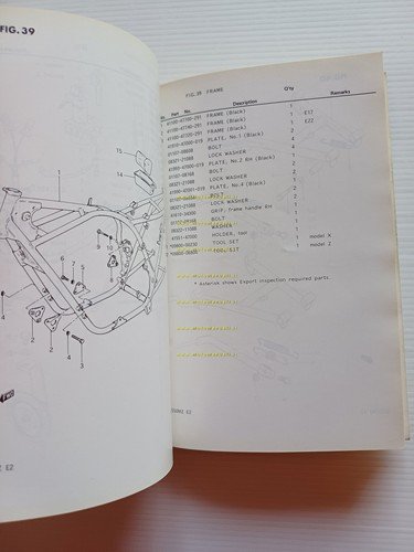 Suzuki GS 550 MX - MZ 1981 catalogo ricambi originale