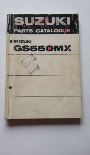 Suzuki GS 550 MX 1981 catalogo ricambi originale spare parts …