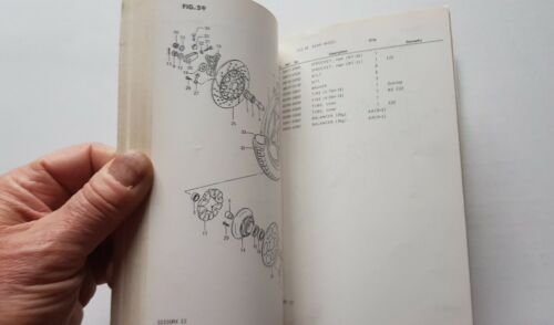 Suzuki GS 550 MX 1981 catalogo ricambi originale spare parts …