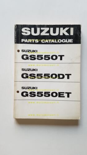 Suzuki GS 550 T-DT-ET 1979 catalogo ricambi originale