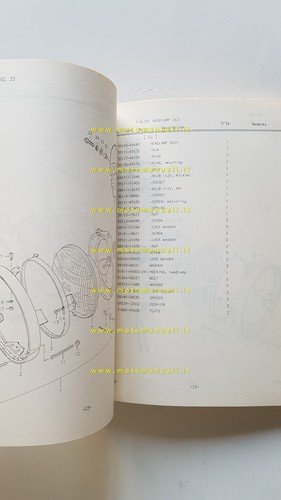 Suzuki GS 550 T-DT-ET 1979 catalogo ricambi originale