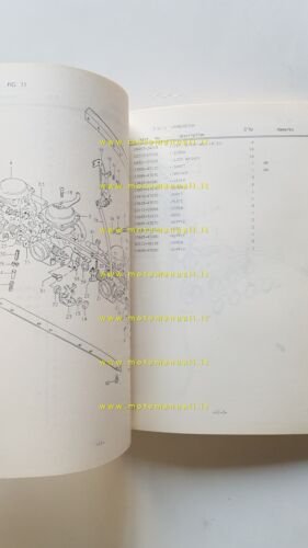 Suzuki GS 550 T-DT-ET 1979 catalogo ricambi originale