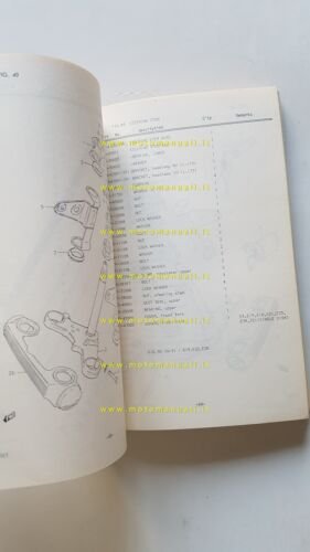 Suzuki GS 550 T-DT-ET 1979 catalogo ricambi originale