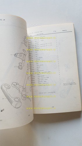 Suzuki GS 550 T-DT-ET 1979 catalogo ricambi originale