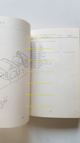 Suzuki GS 550 T-DT-ET 1979 catalogo ricambi originale