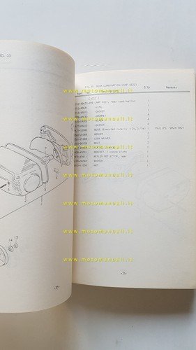 Suzuki GS 550 T-DT-ET 1979 catalogo ricambi originale