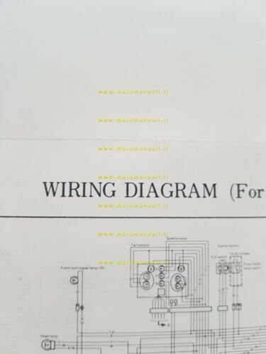 Suzuki GS 750 1976 manuale uso manutenzione INGLESE originale moto