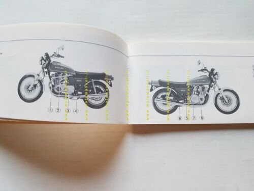 Suzuki GS 750 1976 manuale uso manutenzione libretto italiano originale …