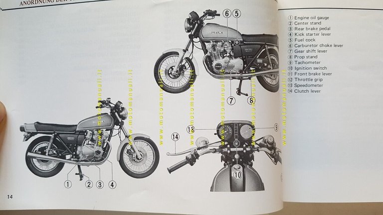 SUZUKI GS 750 1977-78 manuale uso manutenzione libretto originale OWNER'S …