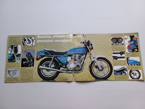Suzuki GS 850 1980 depliant originale ITALIANO
