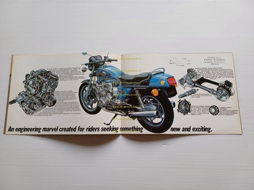 Suzuki GS 850 G 1978-79 depliant originale testo inglese