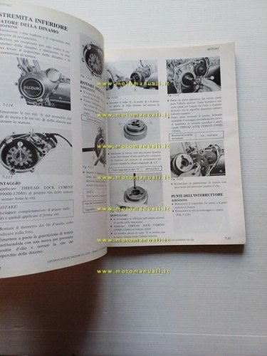 Suzuki GS 850 G 1980-81 manuale officina ITALIANO originale