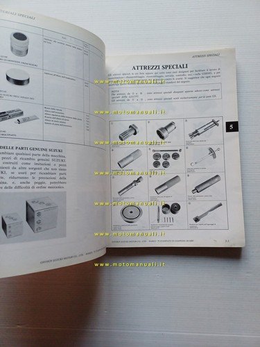 Suzuki GS 850 G 1980-81 manuale officina ITALIANO originale