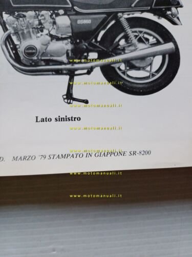 Suzuki GS 850 G 1980-81 manuale officina ITALIANO originale