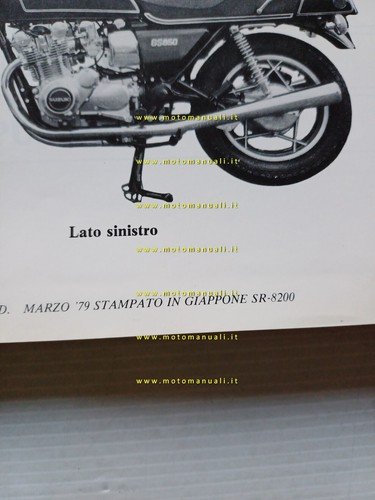 Suzuki GS 850 G 1980-81 manuale officina ITALIANO originale