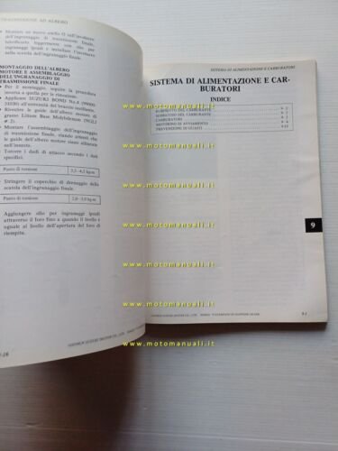 Suzuki GS 850 G 1980-81 manuale officina ITALIANO originale