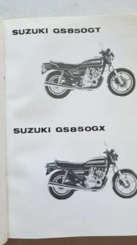 Suzuki GS 850 GT - GX 1980 catalogo ricambi originale …