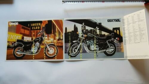Suzuki GS Limited Series 1980 GSX 750-GS 550 depliant italiano …