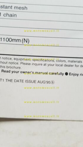 Suzuki GSF 1200 S - N Bandit 1995 depliant inglese …