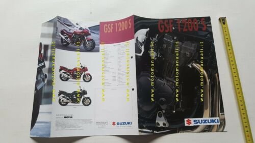 Suzuki GSF 1200 S Bandit 1995 depliant ITALIANO originale moto …