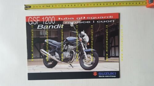 Suzuki GSF 1200 S Bandit depliant ITALIANO originale moto genuine …