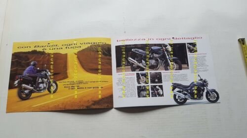 Suzuki GSF 1200 S Bandit depliant ITALIANO originale moto genuine …