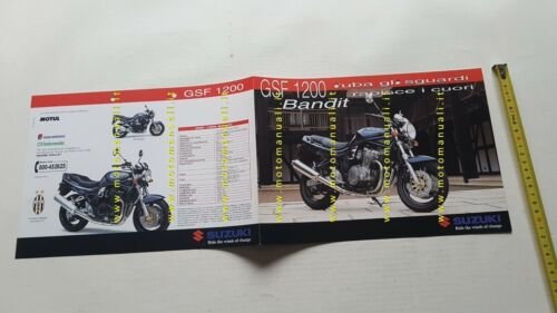 Suzuki GSF 1200 S Bandit depliant ITALIANO originale moto genuine …