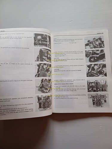 Suzuki GSF 400 BANDIT 1990 manuale officina riparazione originale TESTO …