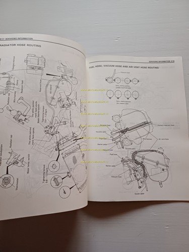 Suzuki GSF 400 BANDIT 1990 manuale officina riparazione originale TESTO …