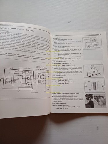 Suzuki GSF 400 BANDIT 1990 manuale officina riparazione originale TESTO …