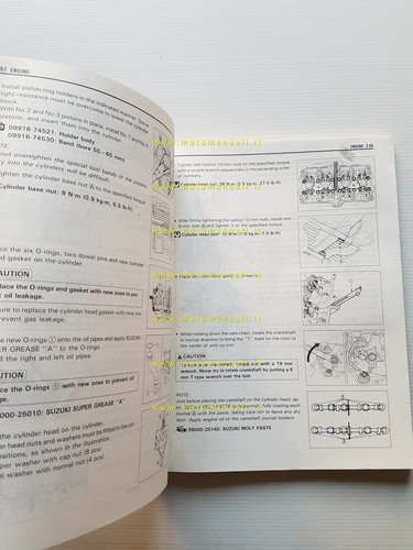 SUZUKI GSF 600 1995 manuale officina originale WORKSHOP MANUAL