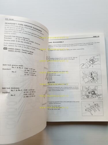 SUZUKI GSF 600 1995 manuale officina originale WORKSHOP MANUAL