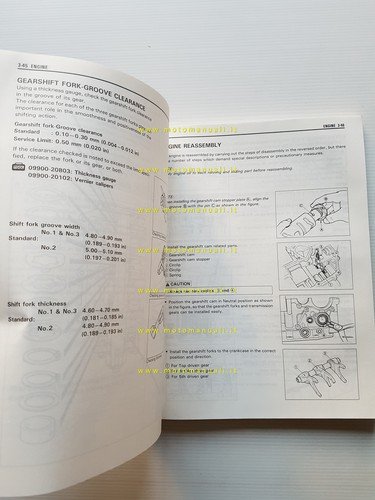 SUZUKI GSF 600 1995 manuale officina originale WORKSHOP MANUAL