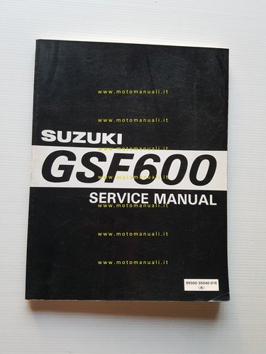 SUZUKI GSF 600 1995 manuale officina originale WORKSHOP MANUAL