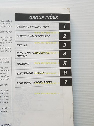 SUZUKI GSF 600 1995 manuale officina originale WORKSHOP MANUAL