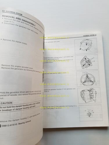 SUZUKI GSF 600 1995 manuale officina originale WORKSHOP MANUAL