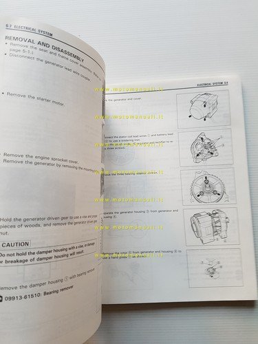 SUZUKI GSF 600 1995 manuale officina originale WORKSHOP MANUAL