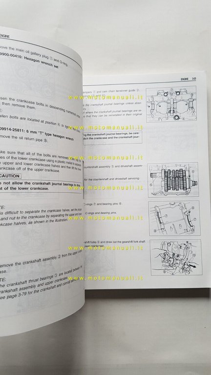 Suzuki GSF 600-600 S 2000 manuale officina INGLESE originale shop …